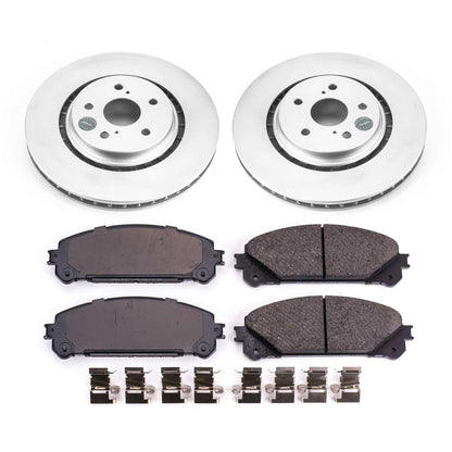 PowerStop Power Stop 16-18 Lexus RX350 Front Z17 Evolution Geomet Coated Brake Kit CRK7688