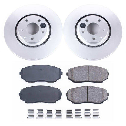 PowerStop Power Stop 16-18 Mazda CX-9 Front Z17 Evolution Geomet Coated Brake Kit CRK7690