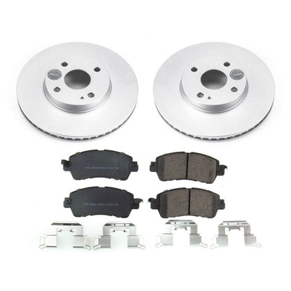 PowerStop Power Stop 2016 Scion iA Front Z17 Evolution Geomet Coated Brake Kit CRK7700