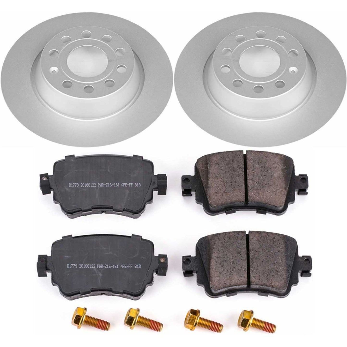 PowerStop Power Stop 16-18 Audi Q3 Rear Z23 Evolution Sport Coated Brake Kit CRK7707