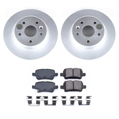 PowerStop Power Stop 17-18 Chevrolet Bolt EV Rear Z17 Evolution Geomet Coated Brake Kit CRK7720