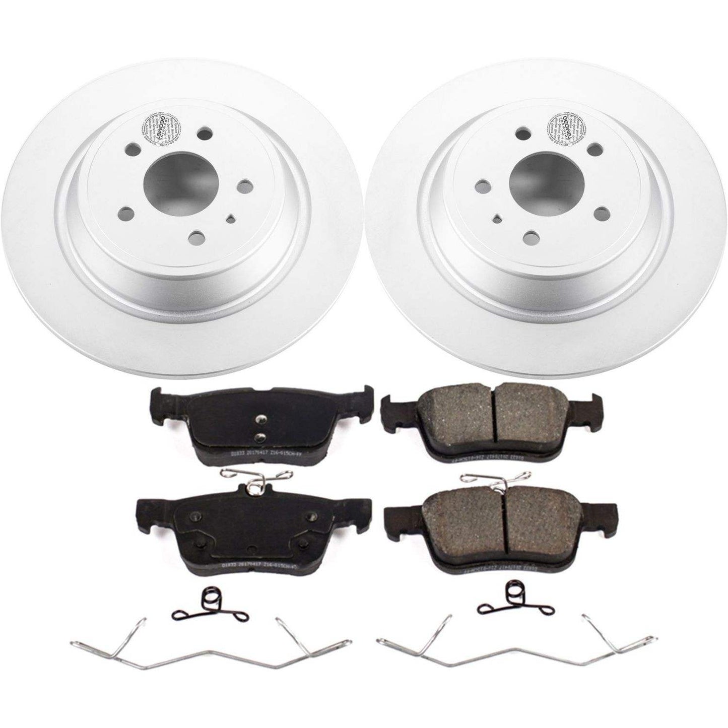PowerStop Power Stop 17-19 Ford Escape Rear Z17 Evolution Geomet Coated Brake Kit CRK7723