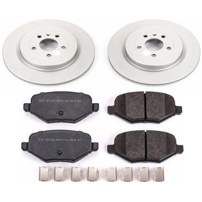 PowerStop Power Stop 18-19 Ford Flex Rear Z17 Evolution Geomet Coated Brake Kit CRK7724