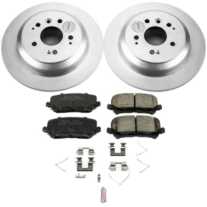 PowerStop Power Stop 16-19 Honda Pilot Rear Z17 Evolution Geomet Coated Brake Kit CRK7727