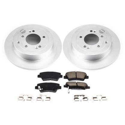 PowerStop Power Stop 16-18 Hyundai Tucson Rear Z17 Evolution Geomet Coated Brake Kit CRK7729