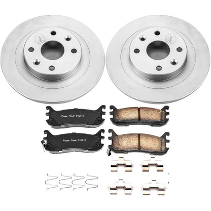 PowerStop Power Stop 97-03 Ford Escort Rear Z17 Evolution Geomet Coated Brake Kit CRK772