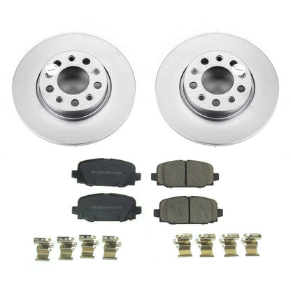 PowerStop Power Stop 17-19 Jeep Compass Rear Z17 Evolution Geomet Coated Brake Kit CRK7736