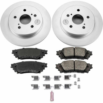 PowerStop Power Stop 15-17 Lexus NX200t Rear Z17 Evolution Geomet Coated Brake Kit CRK7739