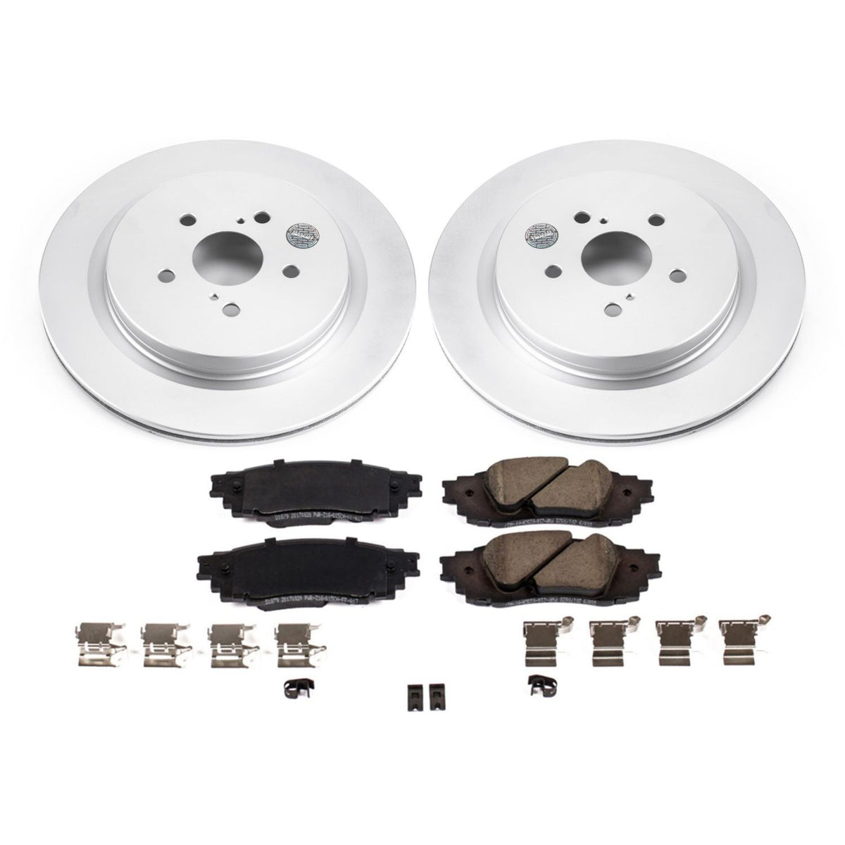 PowerStop Power Stop 16-18 Lexus RX350 Rear Z17 Evolution Geomet Coated Brake Kit CRK7740