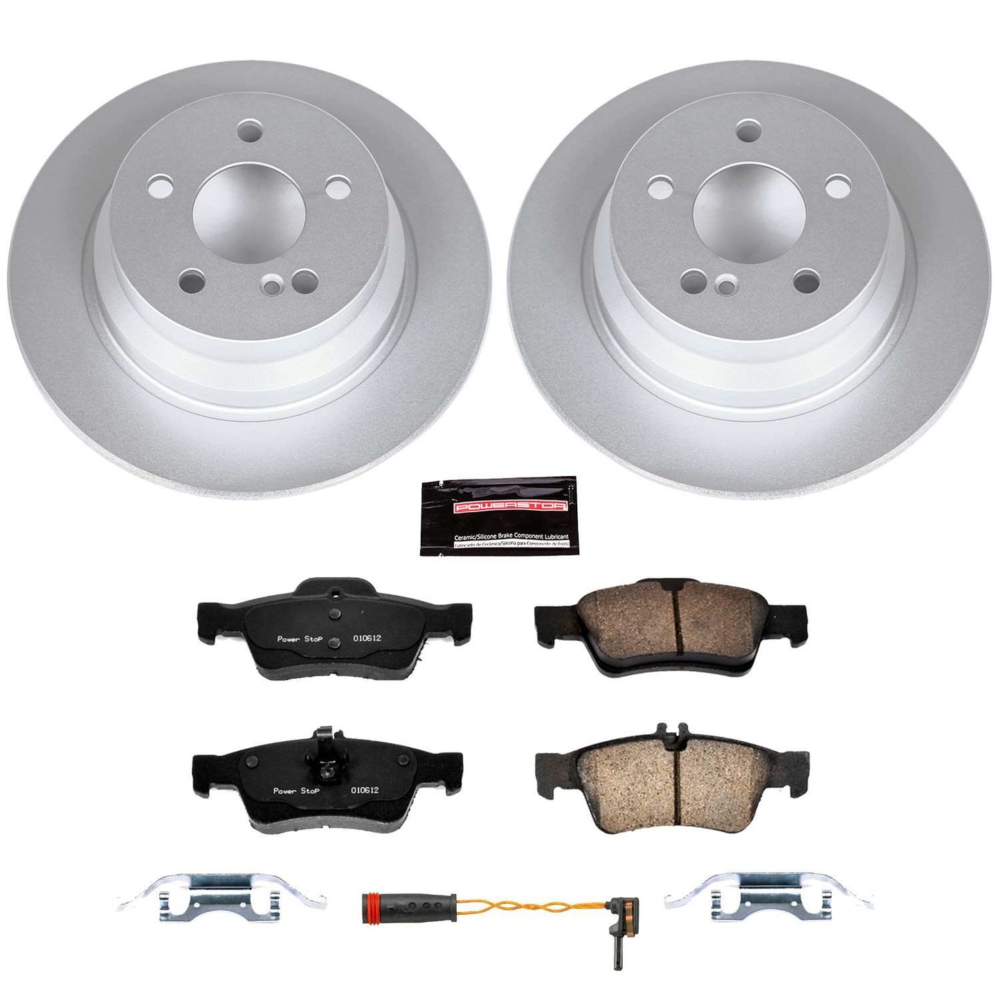 PowerStop Power Stop 14-16 Mercedes-Benz E250 Rear Z23 Evolution Sport Coated Brake Kit CRK7745