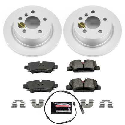 PowerStop Power Stop 14-19 Mini Cooper Rear Z23 Evolution Sport Coated Brake Kit CRK7750