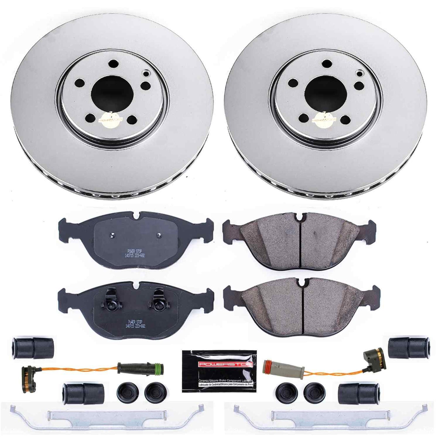 PowerStop Power Stop 04-05 Mercedes-Benz E500 Front Z23 Evolution Sport Coated Brake Kit CRK7769