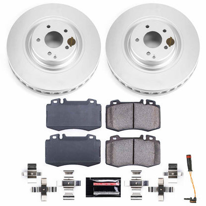 PowerStop Power Stop 03-06 Mercedes-Benz CLK500 Front Z23 Evolution Sport Coated Brake Kit CRK7788