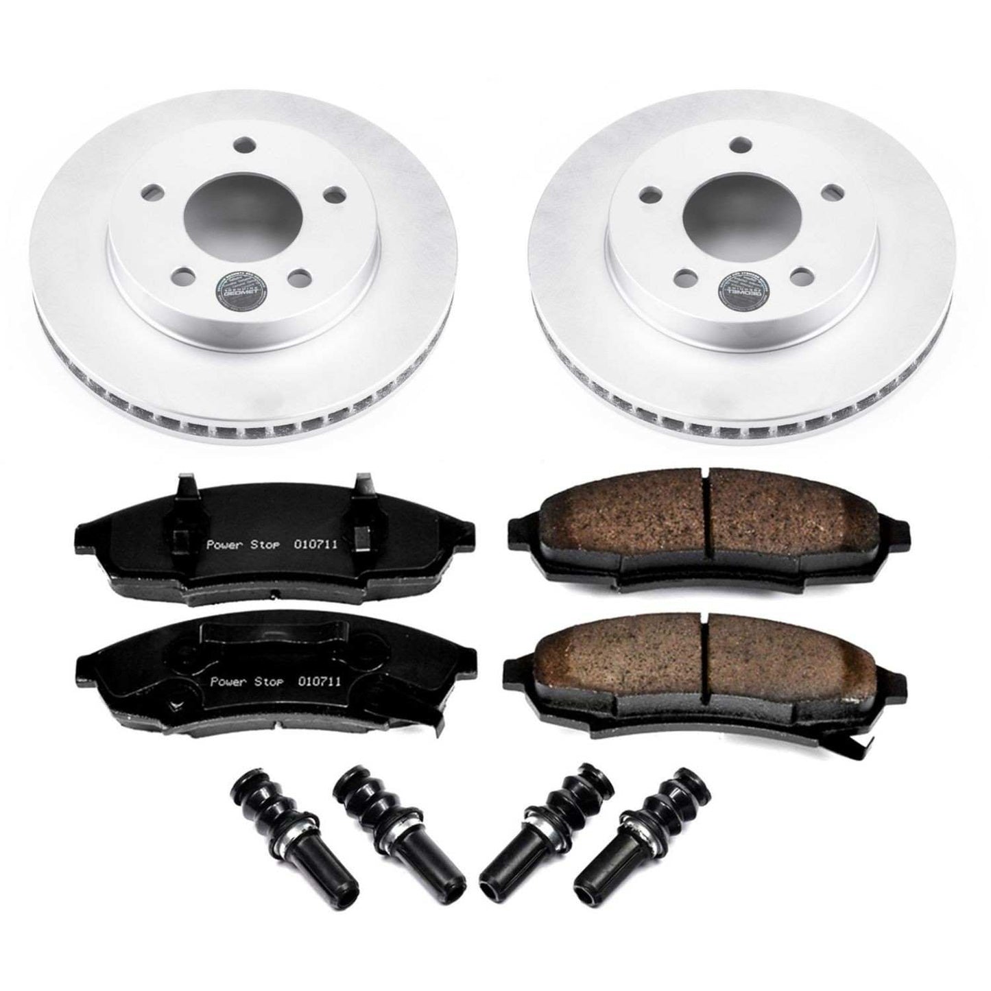 PowerStop Power Stop 87-94 Oldsmobile Cutlass Cruiser Front Z17 Evolution Geomet Coated Brake Kit CRK7794