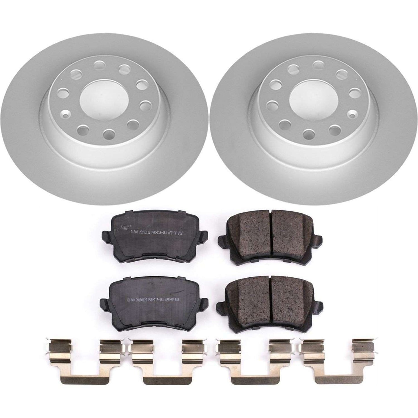 PowerStop Power Stop 2009 Volkswagen Passat Rear Z23 Evolution Sport Coated Brake Kit CRK7811