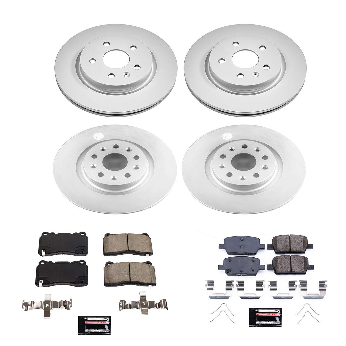 PowerStop Power Stop 16-17 Cadillac CT6 Front & Rear Z17 Evolution Geomet Coated Brake Kit CRK7816