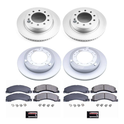 PowerStop Power Stop 13-18 Ram 4500 Front & Rear Z17 Evolution Geomet Coated Brake Kit CRK7818