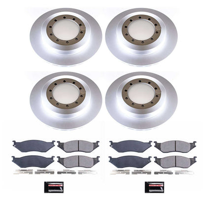 PowerStop Power Stop 99-01 Ford F53 Front & Rear Z17 Evolution Geomet Coated Brake Kit CRK7820