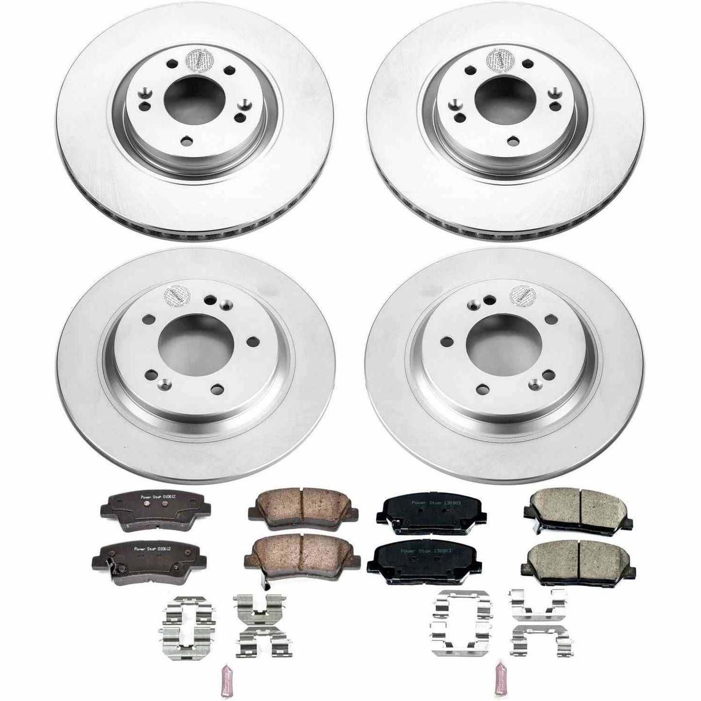 PowerStop Power Stop 13-15 Kia Optima Front & Rear Z17 Evolution Geomet Coated Brake Kit CRK7824