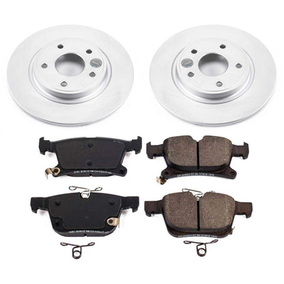 PowerStop Power Stop 17-19 Chrysler Pacifica Rear Z17 Evolution Geomet Coated Brake Kit CRK7845