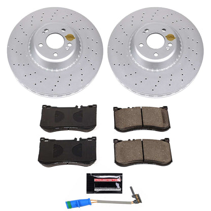 PowerStop Power Stop 2017 Mercedes-Benz Maybach S550 Front Z23 Evolution Sport Coated Brake Kit CRK7852