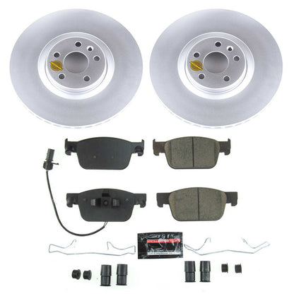 PowerStop Power Stop 17-19 Audi A4 Front Z23 Evolution Sport Coated Brake Kit CRK7860