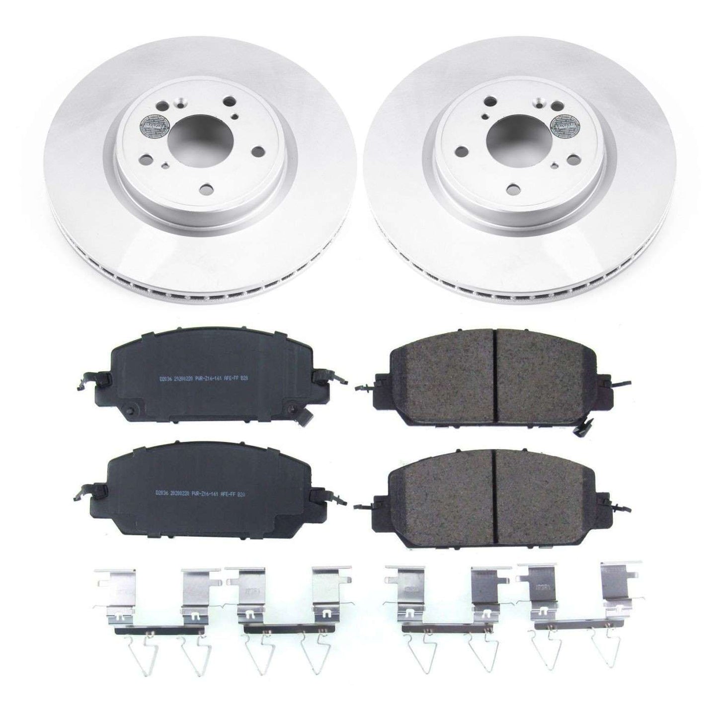 PowerStop Power Stop 17-18 Honda CR-V Front Z17 Evolution Geomet Coated Brake Kit CRK7872