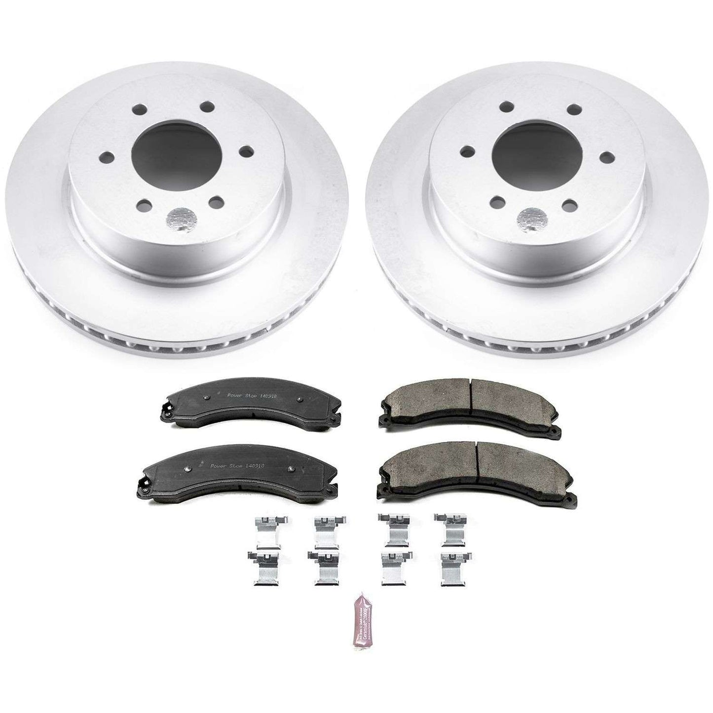 PowerStop Power Stop 16-18 Nissan Titan XD Front Z17 Evolution Geomet Coated Brake Kit CRK7875