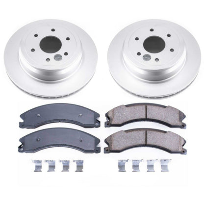 PowerStop Power Stop 16-18 Nissan Titan XD Rear Z17 Evolution Geomet Coated Brake Kit CRK7877