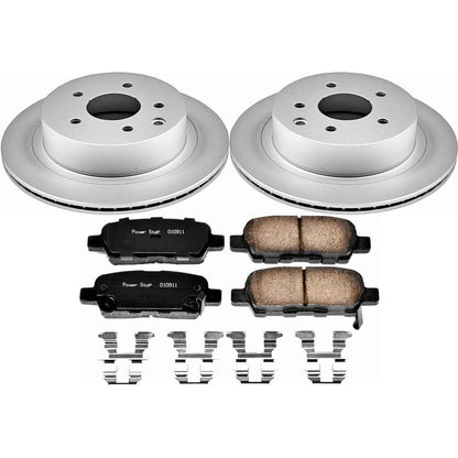 PowerStop Power Stop 14-17 Nissan Juke Rear Z17 Evolution Geomet Coated Brake Kit CRK7881