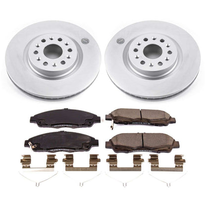 PowerStop Power Stop 17-18 Cadillac XT5 Front Z17 Evolution Geomet Coated Brake Kit CRK7883