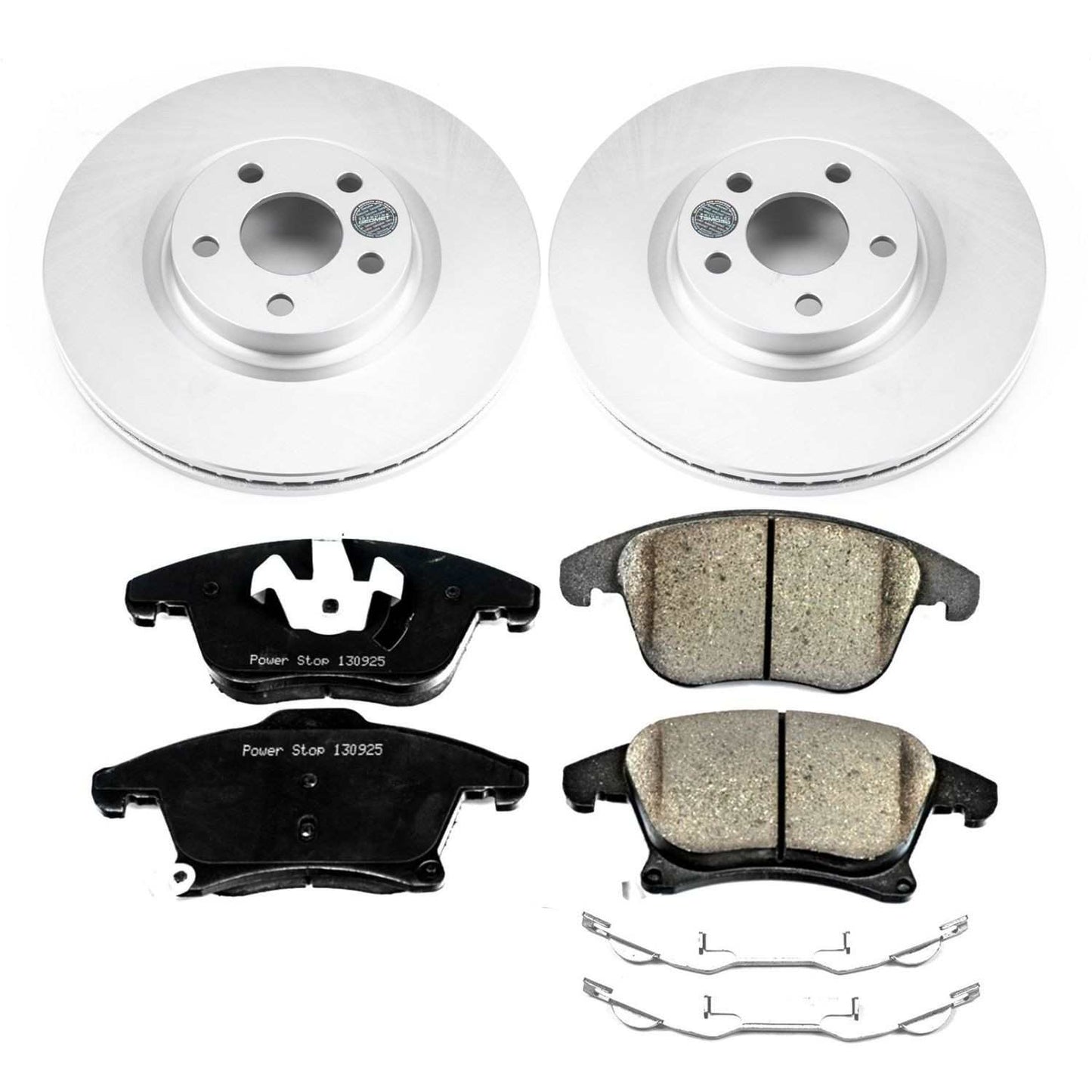 PowerStop Power Stop 17-19 Lincoln MKZ Front Z17 Evolution Geomet Coated Brake Kit CRK7885