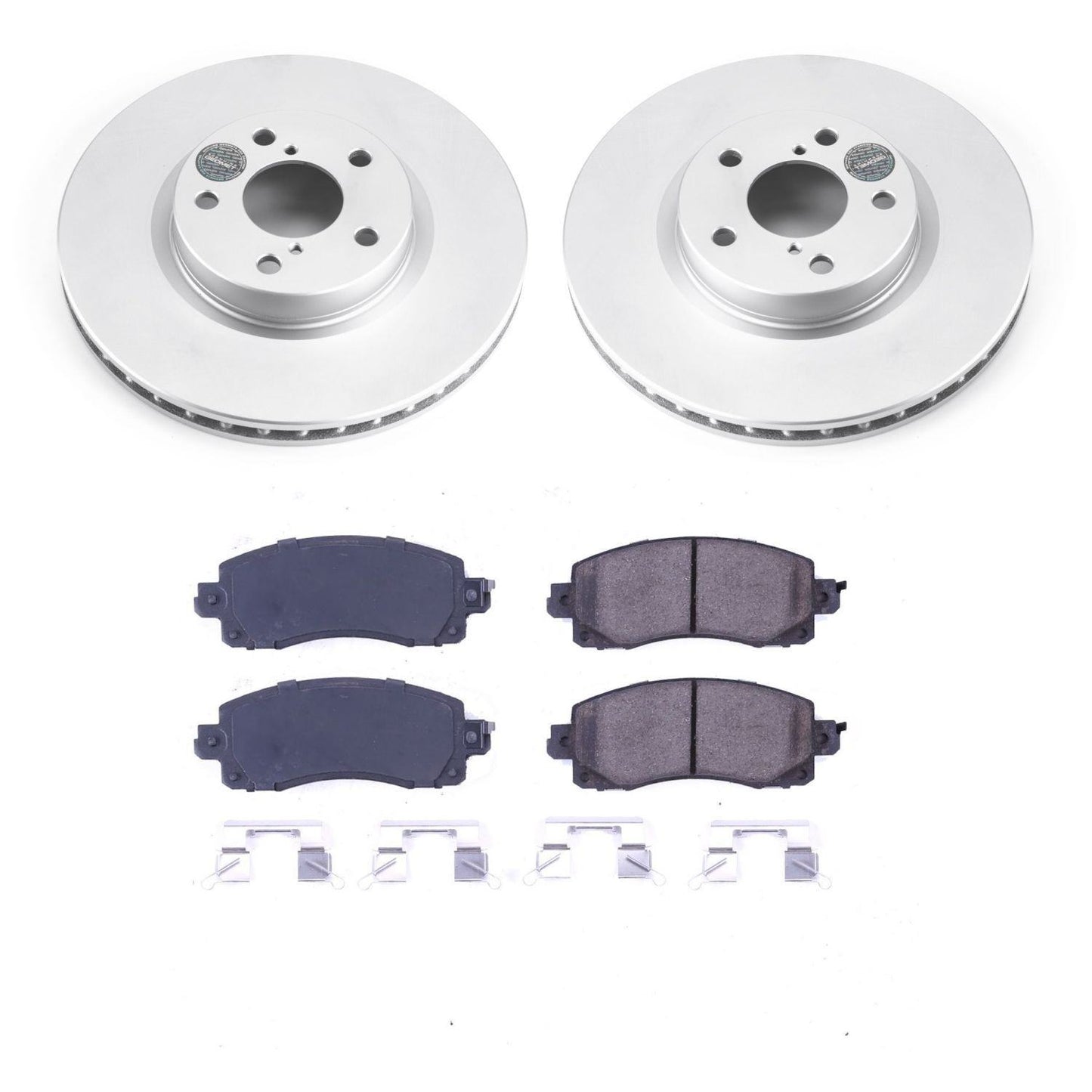 PowerStop Power Stop 17-19 Subaru Impreza Front Z17 Evolution Geomet Coated Brake Kit CRK7891