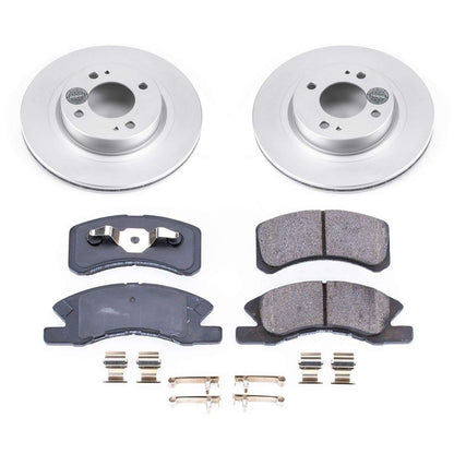 PowerStop Power Stop 17-18 Mitsubishi Mirage Front Z17 Evolution Geomet Coated Brake Kit CRK7894