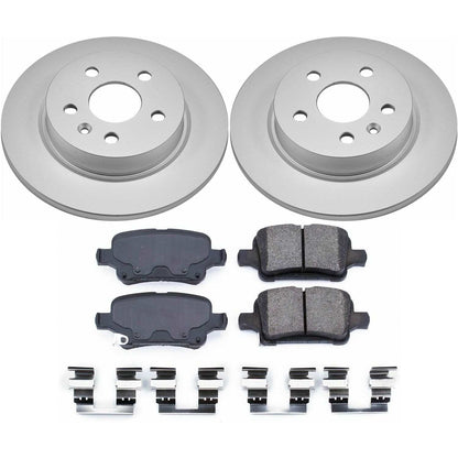PowerStop Power Stop 2016 Chevrolet Cruze Rear Z17 Evolution Geomet Coated Brake Kit CRK7896