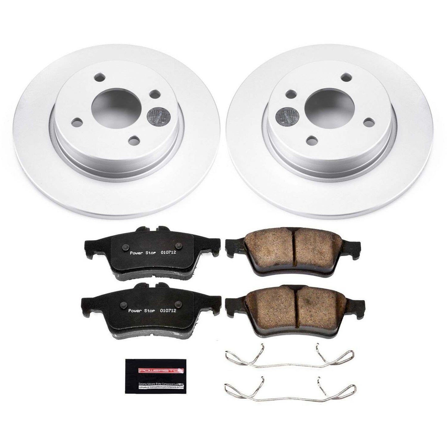 PowerStop Power Stop 2018 Ford EcoSport Rear Z17 Evolution Geomet Coated Brake Kit CRK7897