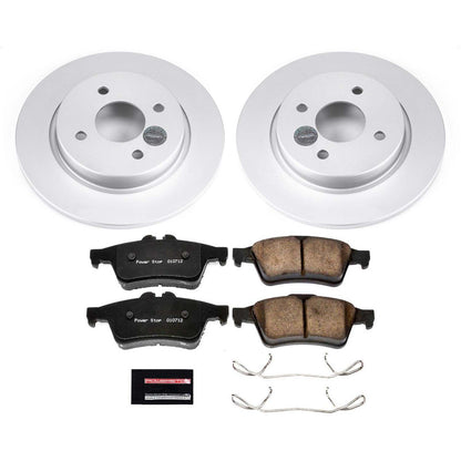 PowerStop Power Stop 2018 Ford EcoSport Rear Z17 Evolution Geomet Coated Brake Kit CRK7898