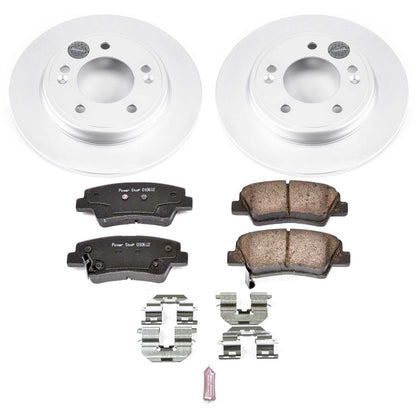 PowerStop Power Stop 17-19 Hyundai Elantra Rear Z17 Evolution Geomet Coated Brake Kit CRK7904
