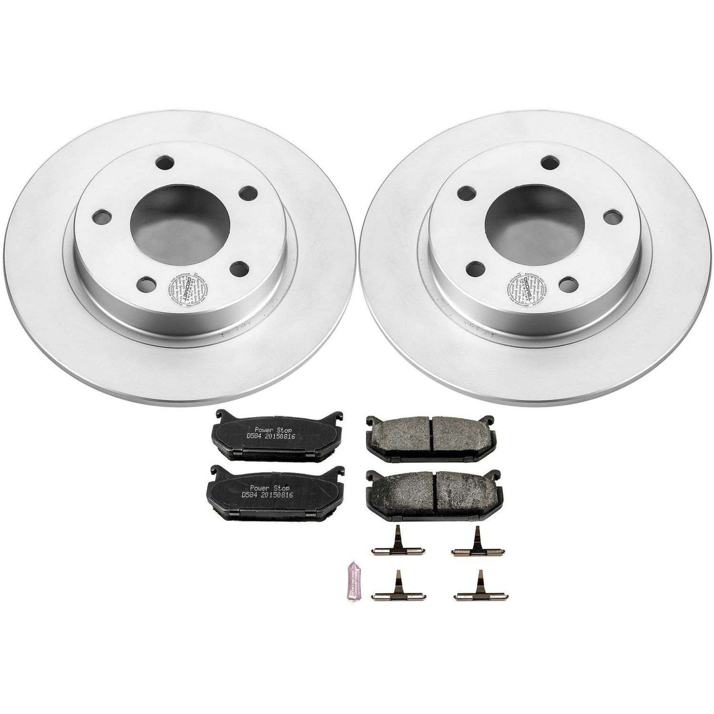 PowerStop Power Stop 93-97 Ford Probe Rear Z17 Evolution Geomet Coated Brake Kit CRK790