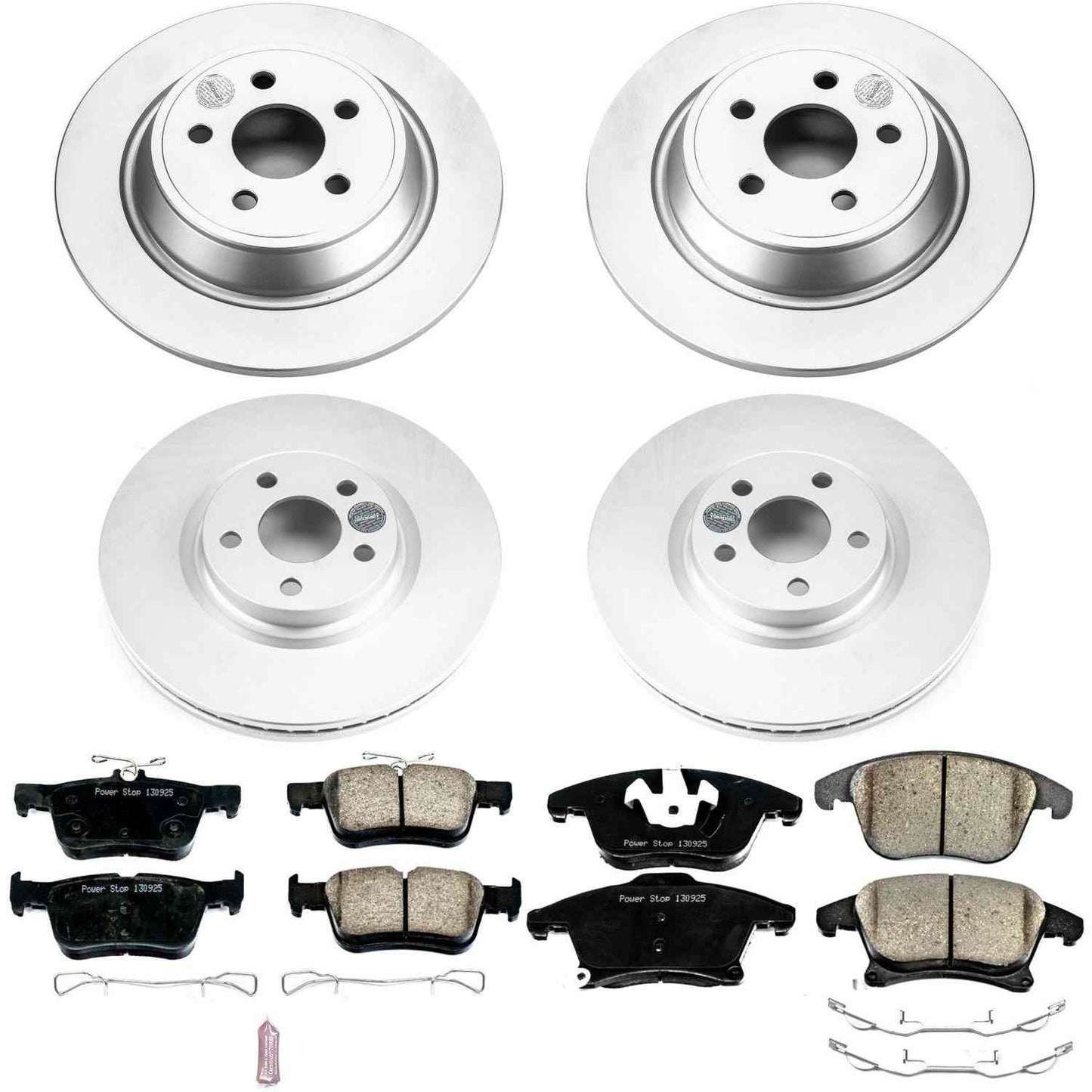 PowerStop Power Stop 17-19 Lincoln MKZ Front & Rear Z17 Evolution Geomet Coated Brake Kit CRK7912