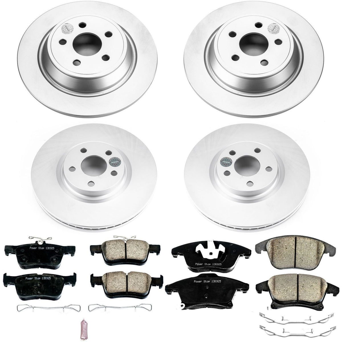 PowerStop Power Stop 17-19 Lincoln MKZ Front & Rear Z17 Evolution Geomet Coated Brake Kit CRK7912