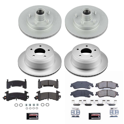 PowerStop Power Stop 98-03 Chevrolet S10 Front & Rear Z17 Evolution Geomet Coated Brake Kit CRK7913