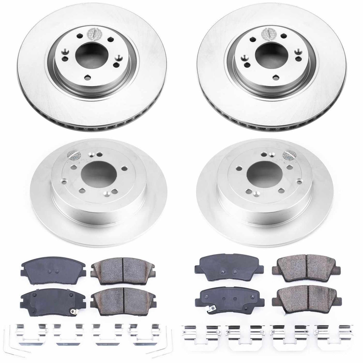 PowerStop Power Stop 17-19 Kia Sportage Front & Rear Z17 Evolution Geomet Coated Brake Kit CRK7920