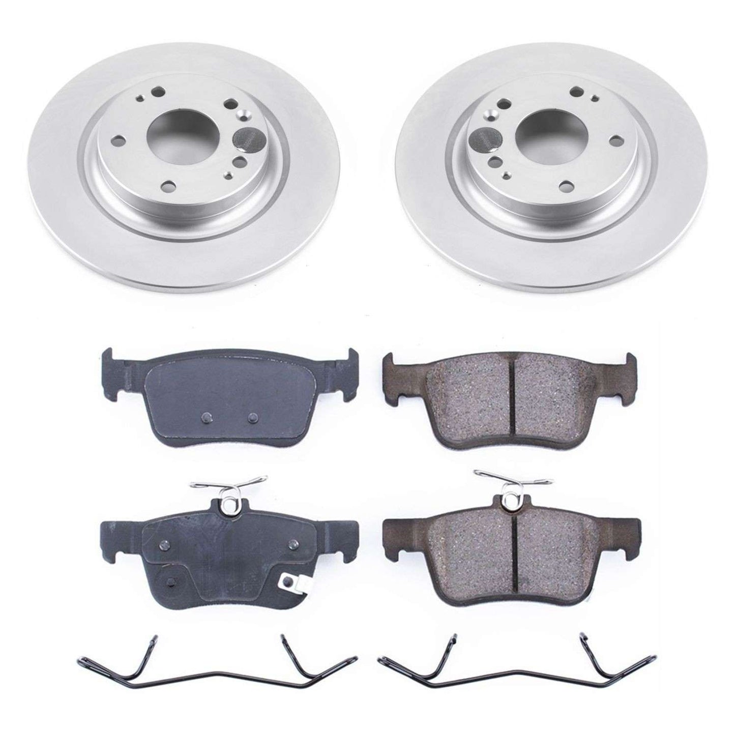 PowerStop Power Stop 17-19 Honda Civic Rear Z17 Evolution Geomet Coated Brake Kit CRK7934