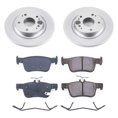 PowerStop Power Stop 17-19 Honda Civic Rear Z17 Evolution Geomet Coated Brake Kit CRK7934