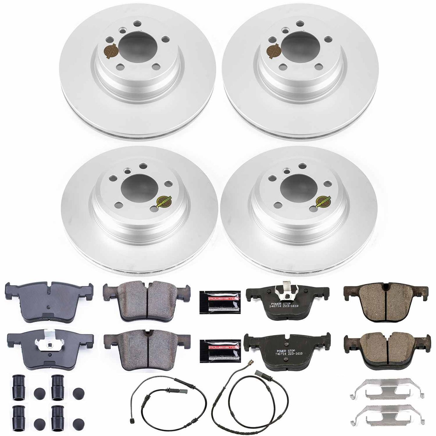PowerStop Power Stop 2015 BMW 328i xDrive Front & Rear Z23 Evolution Sport Coated Brake Kit CRK7936