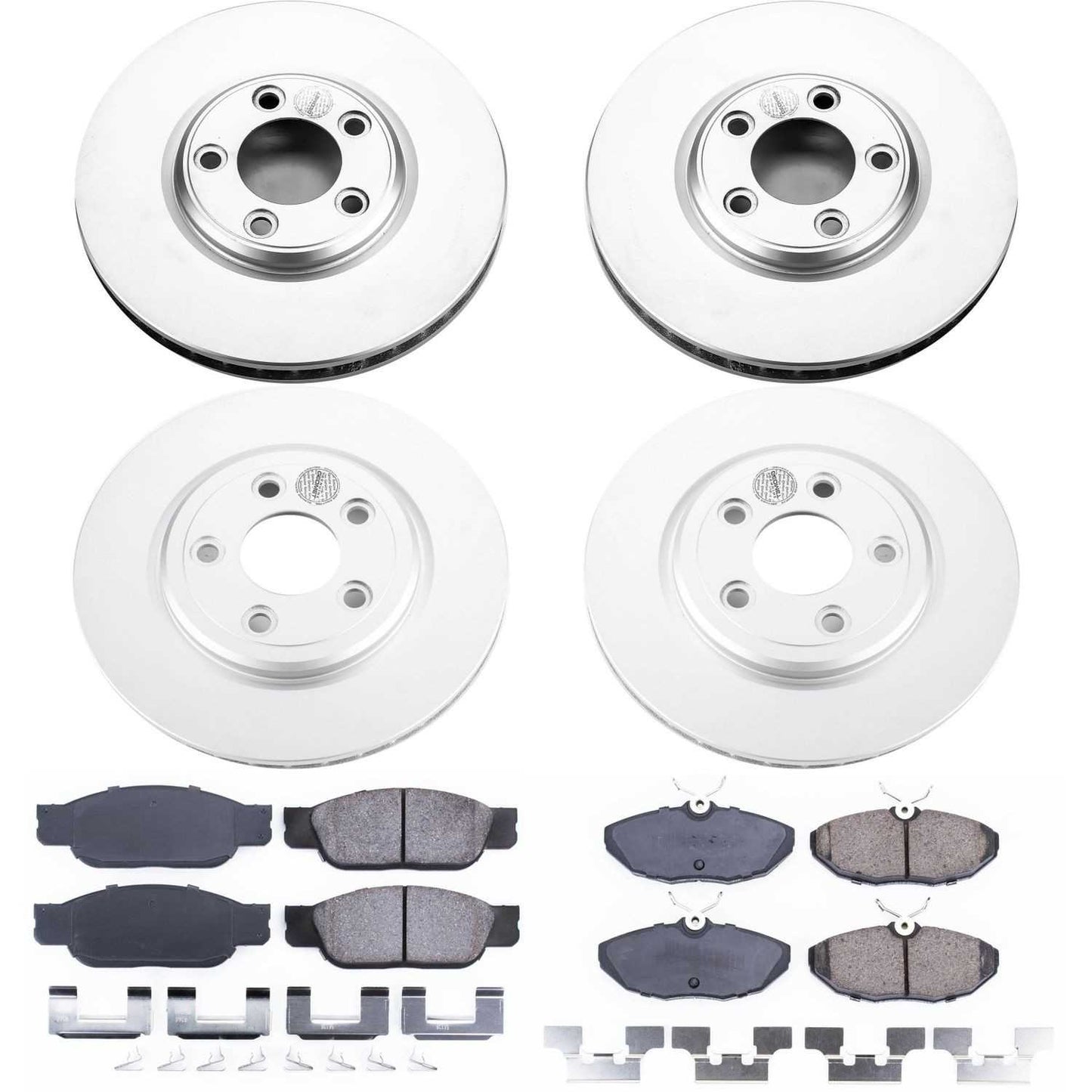 PowerStop Power Stop 00-06 Lincoln LS Front & Rear Z17 Evolution Geomet Coated Brake Kit CRK7937