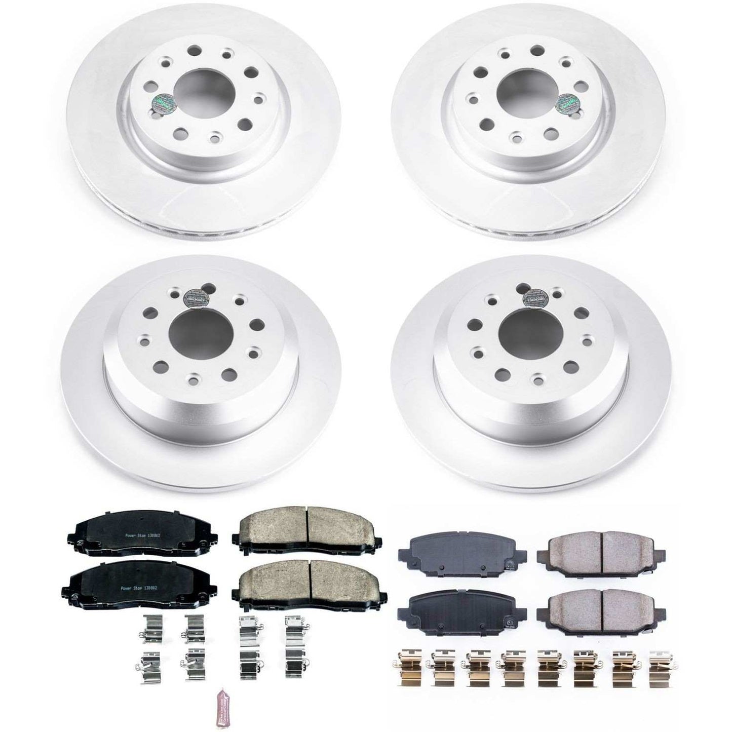 PowerStop Power Stop 18-19 Jeep Wrangler Front & Rear Z17 Evolution Geomet Coated Brake Kit CRK7939