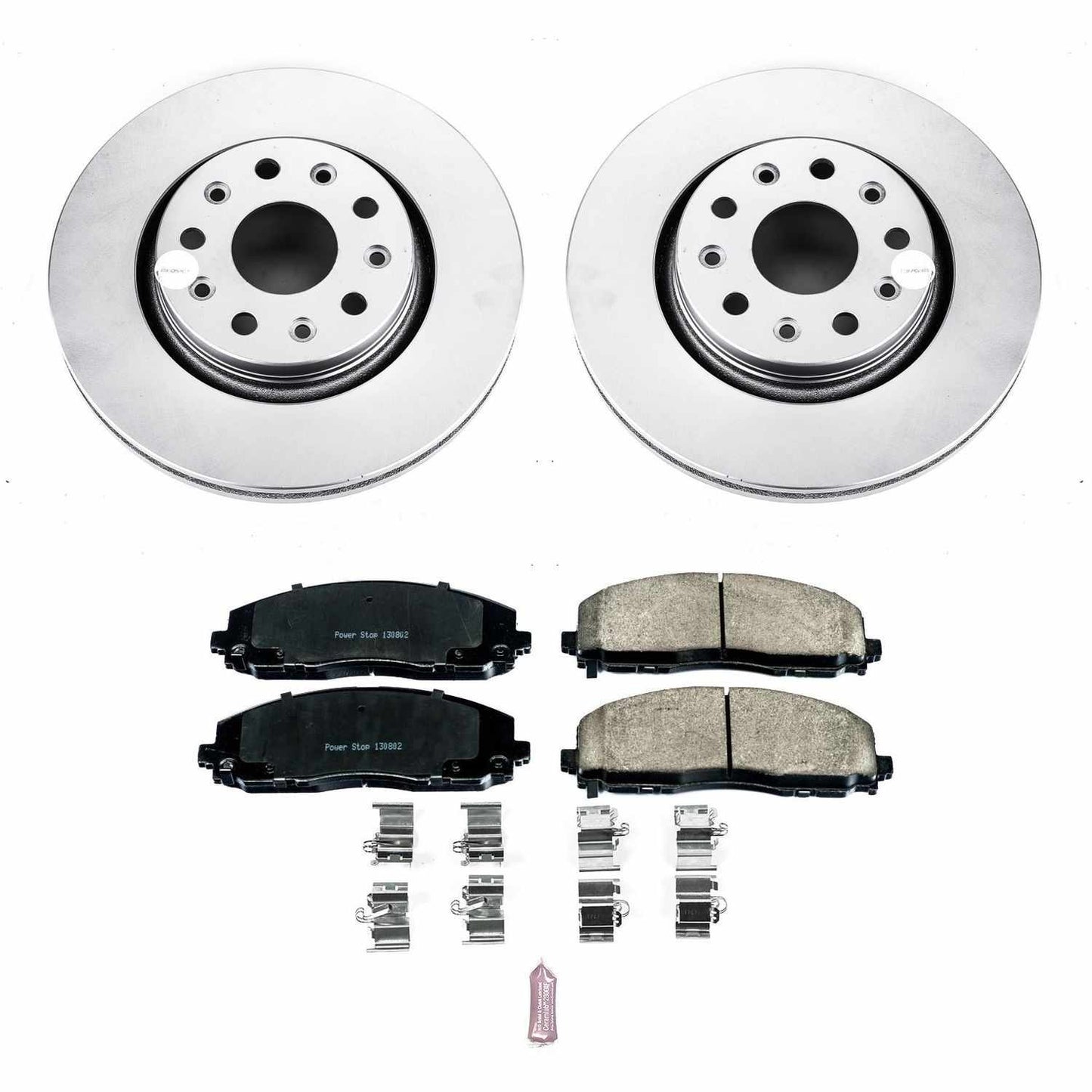 PowerStop Power Stop 18-19 Jeep Wrangler Front Z17 Evolution Geomet Coated Brake Kit CRK7940
