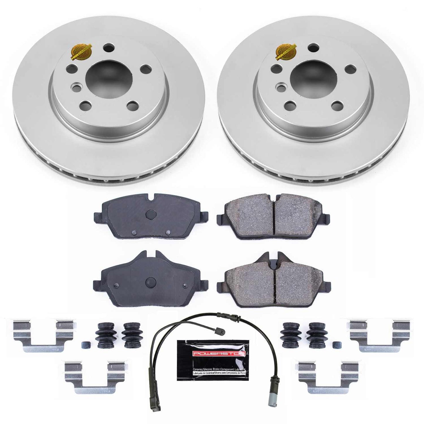 PowerStop Power Stop 14-16 Mini Cooper Front Z23 Evolution Sport Coated Brake Kit CRK7977